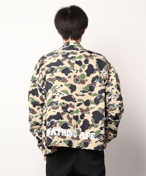 APE STA PATTERN COACH JACKET L ベイプスタ エイプ title LIQUID CAMO BAPE STA™ COACH JACKET 2024年 1月 13日(土