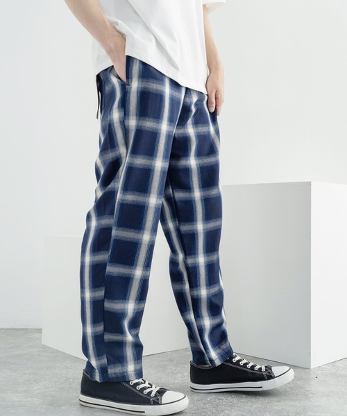 Rocky Monroe(ロッキーモンロー)の「ビストロ ワイドイージーシェフパンツ / 無地 デニム レオパード ストライプ チェック ペイズリー コックパンツ(その他パンツ・メンズ・インディゴブルー/チャコール/ライトブルーグレー/ブラック/ネイビー/ブラック系/オフホワイト/ブラウン系/ストライプ/オリーブ/ブルー系/ワンウォッシュ/ベージュ/レオパード/ブラック系1・L/M/XL)」の13枚目の写真