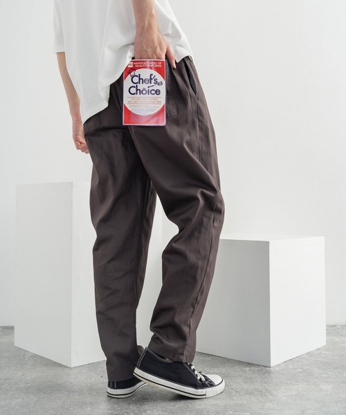 Rocky Monroe(ロッキーモンロー)の「ビストロ ワイドイージーシェフパンツ / 無地 デニム レオパード ストライプ チェック ペイズリー コックパンツ(その他パンツ・メンズ・インディゴブルー/チャコール/ライトブルーグレー/ブラック/ネイビー/ブラック系/オフホワイト/ブラウン系/ストライプ/オリーブ/ブルー系/ワンウォッシュ/ベージュ/レオパード/ブラック系1・L/M/XL)」の21枚目の写真