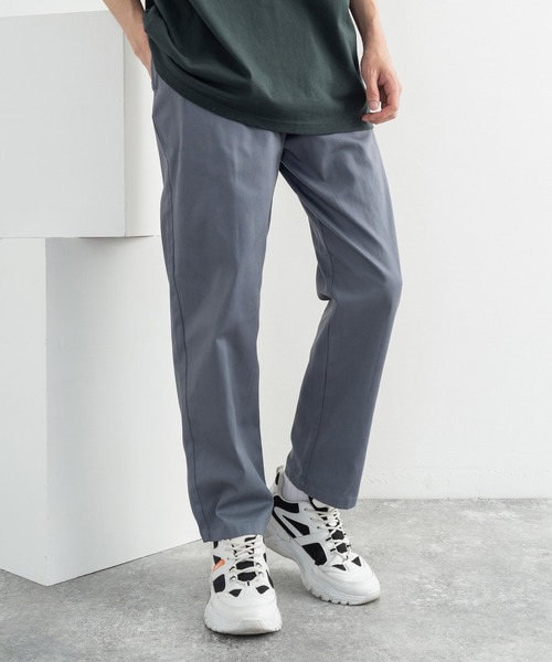 Rocky Monroe(ロッキーモンロー)の「ビストロ ワイドイージーシェフパンツ / 無地 デニム レオパード ストライプ チェック ペイズリー コックパンツ(その他パンツ・メンズ・インディゴブルー/チャコール/ライトブルーグレー/ブラック/ネイビー/ブラック系/オフホワイト/ブラウン系/ストライプ/オリーブ/ブルー系/ワンウォッシュ/ベージュ/レオパード/ブラック系1・L/M/XL)」の19枚目の写真