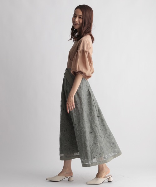 Andemiu（アンデミュウ）の「ソデフハクボリュームカット958508（Tシャツ/カットソー・レディース・ブラック/ベージュ/パープル/オフホワイト・FREE）」の13枚目の写真