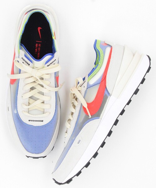 NIKE(ナイキ)の「WEB限定 NIKE/ナイキ ワッフル ワン(スニーカー・メンズ・ベージュ/ブラック/ホワイト・27.0cm/26.0cm/28.0cm)」の1枚目の写真