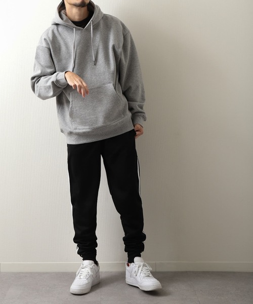 ZIP FIVE（ジップファイブ）の「ライントラックストレッチ スキニージャージパンツ（その他パンツ・メンズ・チャコールグレー×ブラック/ネイビー系/ブラック×ホワイト/ブラック×シルバー・MEDIUM/X-LARGE/LARGE）」の10枚目の写真