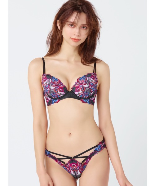 ☆Ravijour☆サクラピンク☆E65-70☆セット 327254｜COCO Linge ビューティフルサテン ブラセット ABCDEF