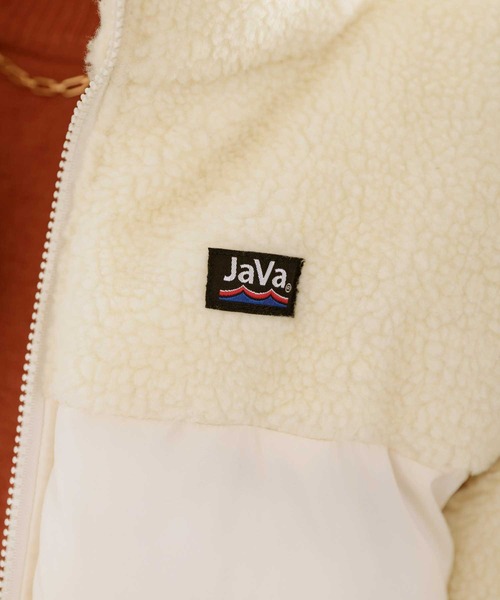 Java（ジャバ）の「《Javaジャバコラボ》もこもこ&暖か。ボア切替えフェイクダウンジャケット（ダウンジャケット/コート・レディース・ブラック/アイボリー・MEDIUM/LARGE/X-LARGE）」の11枚目の写真
