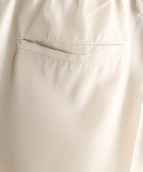 SITRY（シトリー）の「Tailored flared pants/テーラード ブーツカット タック フレアパンツ/カラーパンツ（スラックス・メンズ・ブラック/ブラウン/オフホワイト/グリーン/ブルーグレー・M/L）」の9枚目の写真