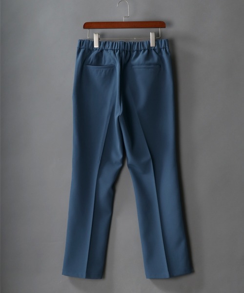 SITRY（シトリー）の「Tailored flared pants/テーラード ブーツカット タック フレアパンツ/カラーパンツ（スラックス・メンズ・ブラック/ブラウン/オフホワイト/グリーン/ブルーグレー・M/L）」の10枚目の写真