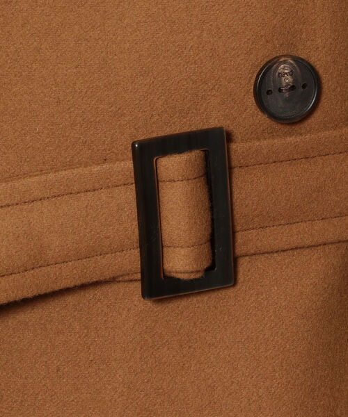 HEVO（イーヴォ）の「HEVO(イーヴォ)   ダブルコート（ステンカラーコート・メンズ・キャメル・48/50）」の6枚目の写真