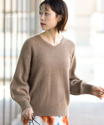 Ray BEAMS | Ray BEAMS / フラッフィー Vネック プルオーバー(ニット/セーター)