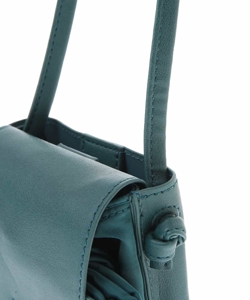 a.v.v(アーヴェヴェ)の「エコバッグ2WAYミニショルダー(エコバッグ/サブバッグ・レディース・グリーン/ミント/ブラック・38)」の19枚目の写真