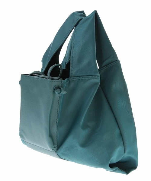 a.v.v(アーヴェヴェ)の「エコバッグ2WAYミニショルダー(エコバッグ/サブバッグ・レディース・グリーン/ミント/ブラック・38)」の12枚目の写真