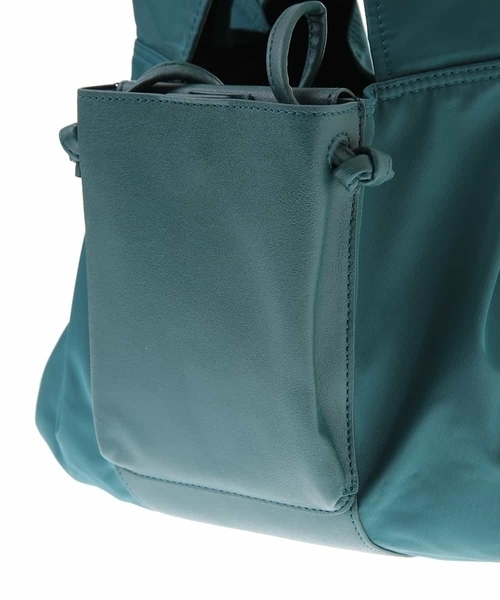 a.v.v(アーヴェヴェ)の「エコバッグ2WAYミニショルダー(エコバッグ/サブバッグ・レディース・グリーン/ミント/ブラック・38)」の8枚目の写真