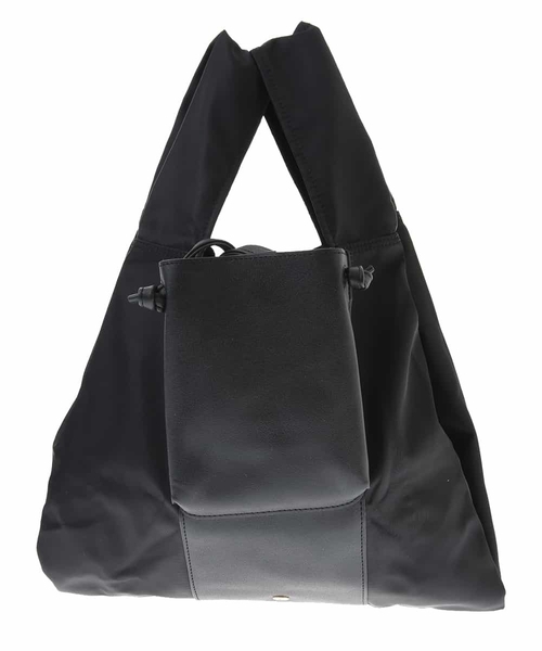 a.v.v(アーヴェヴェ)の「エコバッグ2WAYミニショルダー(エコバッグ/サブバッグ・レディース・グリーン/ミント/ブラック・38)」の6枚目の写真