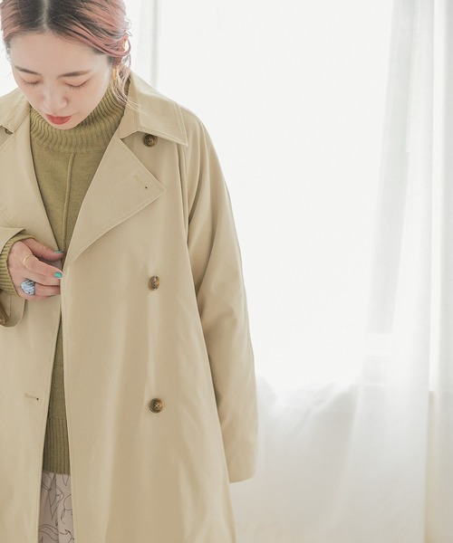 ITEMS URBANRESEARCH(アイテムズ アーバンリサーチ)の「トレンチコート(トレンチコート・レディース・ライトカーキ/ベージュ・FREE)」の11枚目の写真