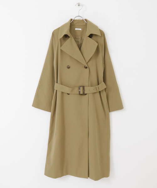 ITEMS URBANRESEARCH(アイテムズ アーバンリサーチ)の「トレンチコート(トレンチコート・レディース・ライトカーキ/ベージュ・FREE)」の17枚目の写真