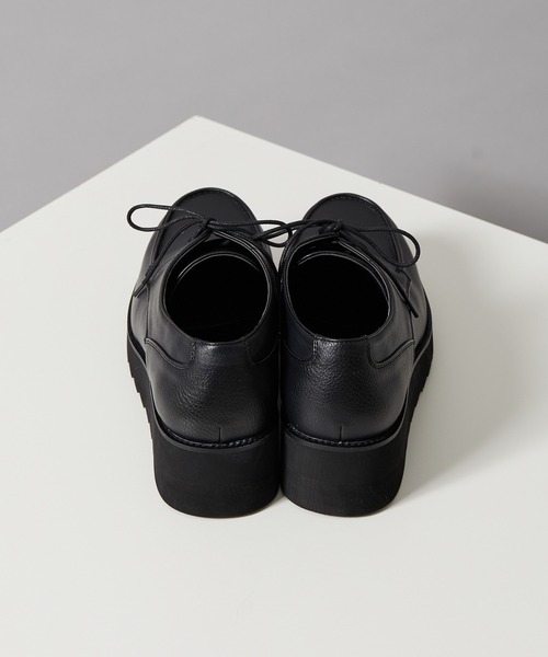 JUNRED(ジュンレッド)の「シンセティックレザープラットフォームシューズ(ドレスシューズ・メンズ・ブラック/ブラック系その他2・S/M/L)」の21枚目の写真