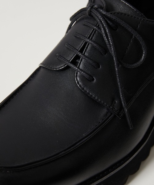 JUNRED(ジュンレッド)の「シンセティックレザープラットフォームシューズ(ドレスシューズ・メンズ・ブラック/ブラック系その他2・S/M/L)」の10枚目の写真