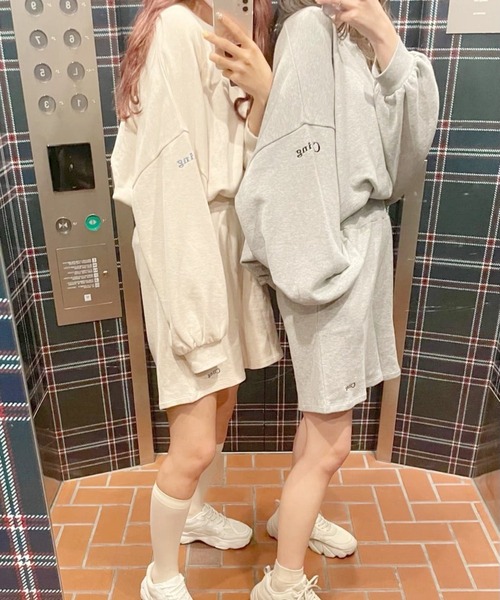 Heather（ヘザー）の「セルフィーウラケショートパンツ　237199（その他パンツ・レディース・アイボリー/グレー・FREE）」の18枚目の写真