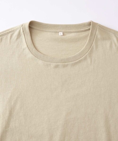 Anchor Smith（アンカー スミス）の「オーバーサイズ コットン天竺 カラー 長袖ベーシックTシャツ（Tシャツ/カットソー・メンズ・ホワイト/ブラック/ブラウン/オレンジ/ダークグレー/グリーン系その他/グレイッシュベージュ/ライトグレー/ネイビー/カーキ/グリーン/ヘザーグレー/ピンク系その他/グレイッシュブルー・S/M/XL/L）」の21枚目の写真