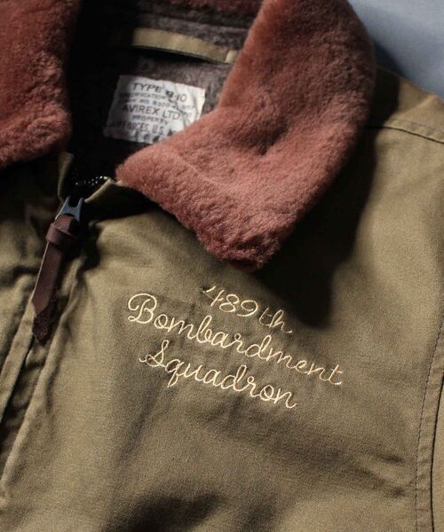 AVIREX(アヴィレックス)の「タイプ B-10 ブリーフィング タイム/TYPE B-10 BRIEFING TIME/アヴィレックス/AVIREX(ミリタリージャケット・メンズ・カーキ・44/40/38/42)」の17枚目の写真