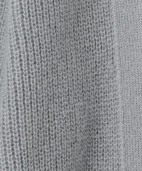 Diagram(ダイアグラム)の「【LIFE STYLE WEAR】モヘヤ畦ニットカーディガン-D(カーディガン/ボレロ・レディース・サックスブルー・36)」の2枚目の写真