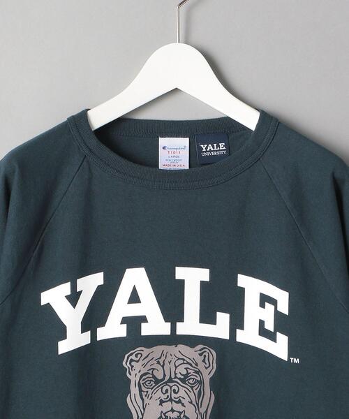 Champion（チャンピオン）の「＜CHAMPION（チャンピオン）＞ YALE USA LS TEE/カットソー（Tシャツ/カットソー・メンズ・ネイビー/ホワイト・M/L/XL）」の10枚目の写真