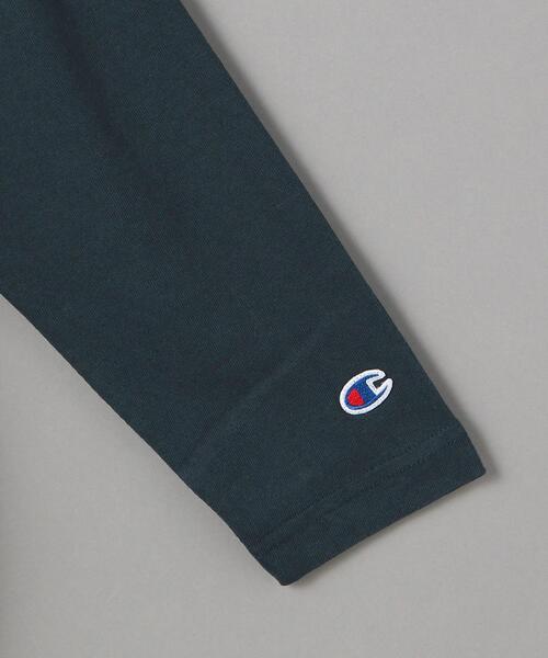 Champion（チャンピオン）の「＜CHAMPION（チャンピオン）＞ YALE USA LS TEE/カットソー（Tシャツ/カットソー・メンズ・ネイビー/ホワイト・M/L/XL）」の9枚目の写真
