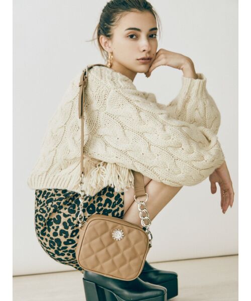 EVRIS（エヴリス）の「アニマルパターンミニスカート（スカート・レディース・ブラウン/その他1・SMALL/MEDIUM）」の6枚目の写真