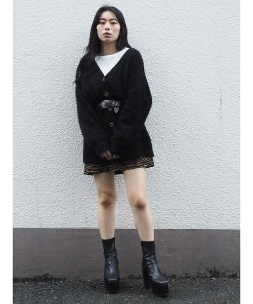 EVRIS（エヴリス）の「アニマルパターンミニスカート（スカート・レディース・ブラウン/その他1・SMALL/MEDIUM）」の21枚目の写真