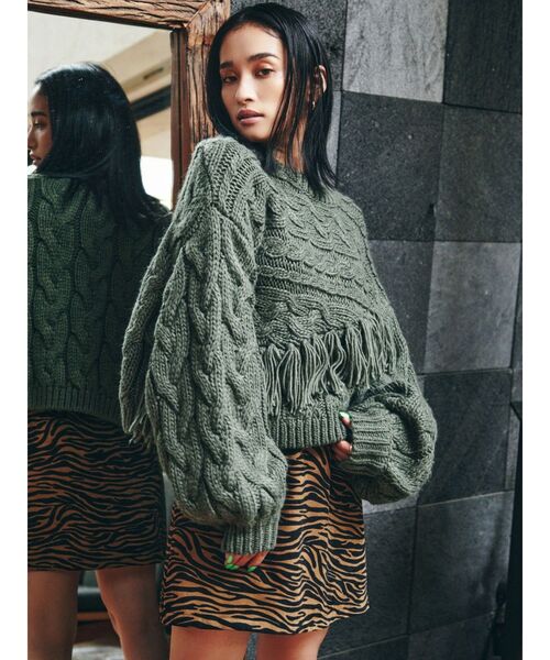 EVRIS（エヴリス）の「アニマルパターンミニスカート（スカート・レディース・ブラウン/その他1・SMALL/MEDIUM）」の22枚目の写真