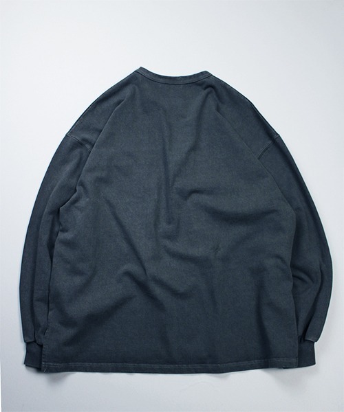 Universal Style Wear（ユニバーサルスタイルウェア）の「Universal Style Wear ポケット リメイク ロンT（Tシャツ/カットソー・メンズ・ネイビー/カーキ/スミクロ/ワイン・LARGE/X-LARGE/MEDIUM）」の17枚目の写真