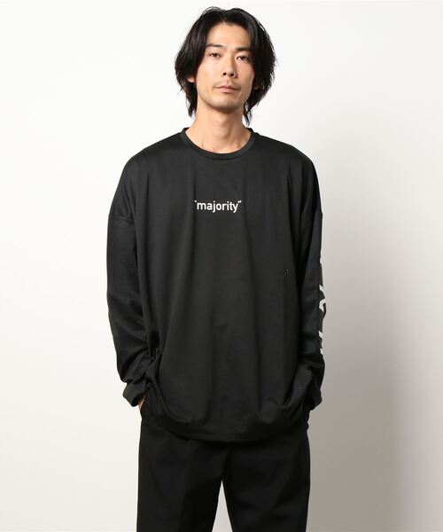 semantic design（セマンティックデザイン）の「セマンティックデザイン/semantic design アーチロゴ クルーネック長袖ビッグプルオーバーTシャツ（Tシャツ/カットソー・メンズ・ベージュ/ブラック/ホワイト・MEDIUM/LARGE/X-LARGE）」の13枚目の写真