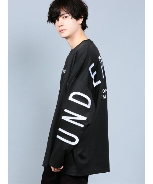 semantic design（セマンティックデザイン）の「セマンティックデザイン/semantic design アーチロゴ クルーネック長袖ビッグプルオーバーTシャツ（Tシャツ/カットソー・メンズ・ベージュ/ブラック/ホワイト・MEDIUM/LARGE/X-LARGE）」の16枚目の写真