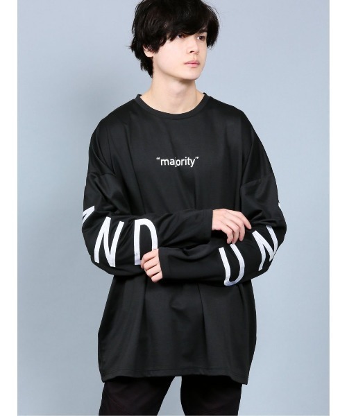 semantic design（セマンティックデザイン）の「セマンティックデザイン/semantic design アーチロゴ クルーネック長袖ビッグプルオーバーTシャツ（Tシャツ/カットソー・メンズ・ベージュ/ブラック/ホワイト・MEDIUM/LARGE/X-LARGE）」の18枚目の写真