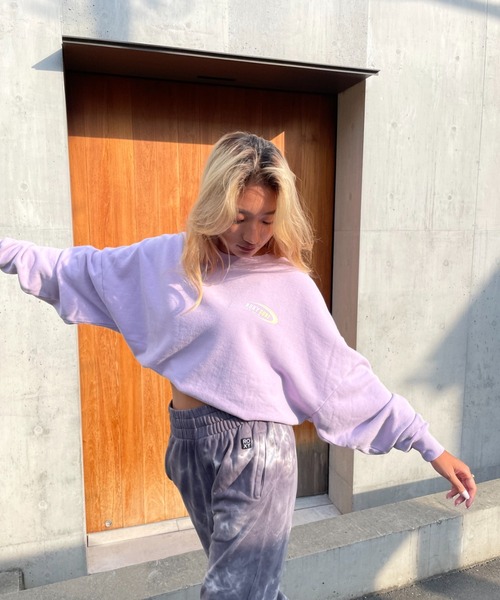 ROXY（ロキシー）の「【ZOZO限定アイテム】OVAL PULLOVER/ロキシーバックプリントクルーネックスウェットトレーナー（スウェット・レディース・ブラック/グレー/パープル・FREE）」の14枚目の写真