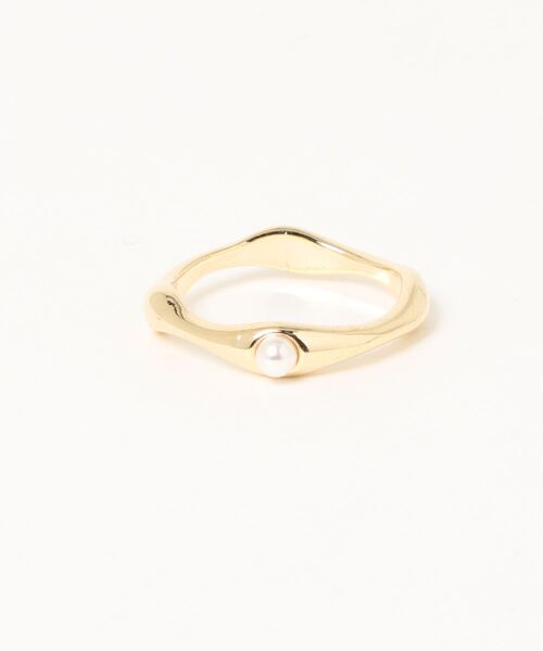 flower（フラワー）の「プチパールリング（リング・レディース・ゴールド・FREE）」の4枚目の写真