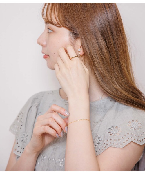 flower（フラワー）の「プチパールリング（リング・レディース・ゴールド・FREE）」の10枚目の写真
