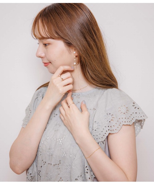 flower（フラワー）の「プチパールリング（リング・レディース・ゴールド・FREE）」の13枚目の写真