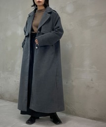【&g'aime】ケープレイヤードウールコート