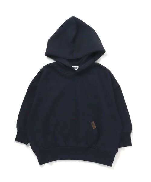 BREEZE(ブリーズ)の「WEB限定 無地シルエットパーカー(パーカー・キッズ・ブルー/ブラック/パープル/ネイビー/カーキ/イエロー/ピンク・100/120/130/140/150/90/110)」の3枚目の写真