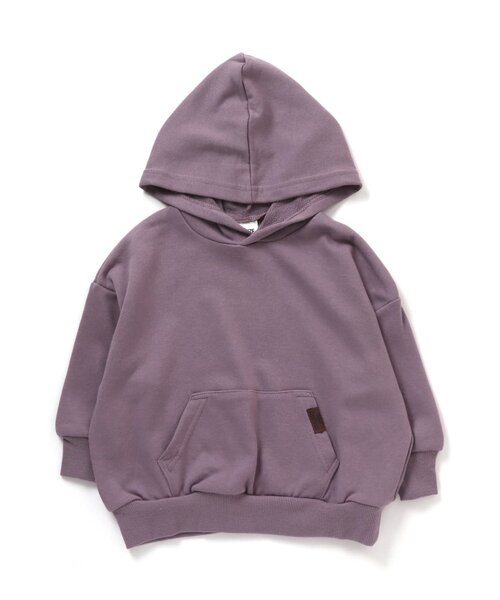 BREEZE(ブリーズ)の「WEB限定 無地シルエットパーカー(パーカー・キッズ・ブルー/ブラック/パープル/ネイビー/カーキ/イエロー/ピンク・100/120/130/140/150/90/110)」の11枚目の写真