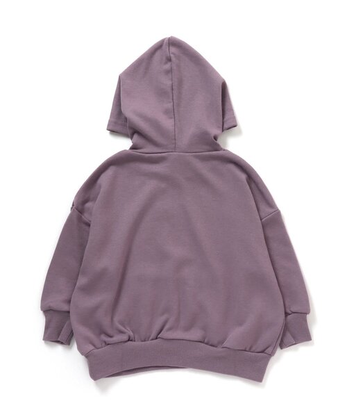 BREEZE(ブリーズ)の「WEB限定 無地シルエットパーカー(パーカー・キッズ・ブルー/ブラック/パープル/ネイビー/カーキ/イエロー/ピンク・100/120/130/140/150/90/110)」の21枚目の写真
