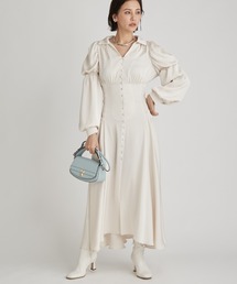 CELFORD（セルフォード）の「ハンカチヘムサテンワンピース