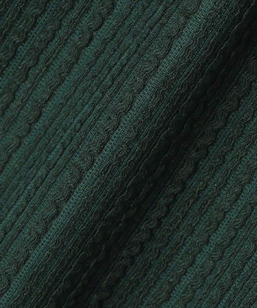 NICOLE white（ニコルホワイト）の「カットジャガード 袖フリルプルオーバー（Tシャツ/カットソー・レディース・グリーン/ブラウン/ブラック・FREE）」の14枚目の写真