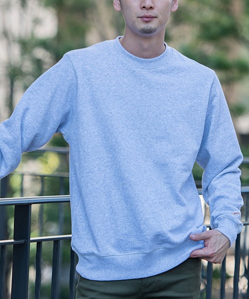 Goodwear(グッドウェア)の「『Goodwear/グッドウェア』WEB別注 USAコットンクルーネック長袖裏毛トレーナー(スウェット・メンズ・ブラック/ベージュ/グレー/オフホワイト/カーキ/チャコールグレー/ネイビー/グレイッシュベージュ・S/M/L/XL)」の4枚目の写真