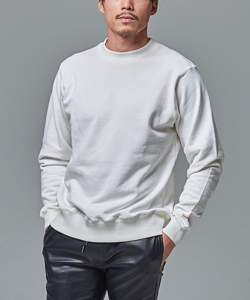 Goodwear(グッドウェア)の「『Goodwear/グッドウェア』WEB別注 USAコットンクルーネック長袖裏毛トレーナー(スウェット・メンズ・ブラック/ベージュ/グレー/オフホワイト/カーキ/チャコールグレー/ネイビー/グレイッシュベージュ・S/M/L/XL)」の18枚目の写真