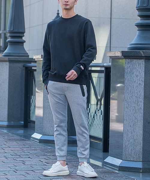 Goodwear(グッドウェア)の「『Goodwear/グッドウェア』WEB別注 USAコットンクルーネック長袖裏毛トレーナー(スウェット・メンズ・ブラック/ベージュ/グレー/オフホワイト/カーキ/チャコールグレー/ネイビー/グレイッシュベージュ・S/M/L/XL)」の19枚目の写真
