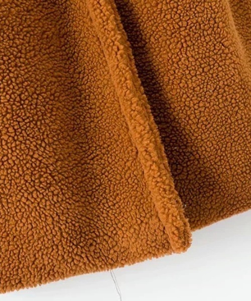 Opinion korean town(オピニオン コリアン タウン)の「Teddy boa long coat(ムートンコート・レディース・ベージュ/ブラウン/グレー・FREE)」の16枚目の写真