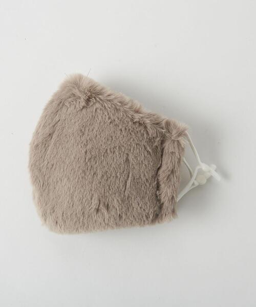 BEAUTY&YOUTH UNITED ARROWS（ビューティーアンドユースユナイテッドアローズ）の「BY ポリエステル ファー マスク（マスク・メンズ・ブラック/ベージュ/グレー・S/M/M/L）」の7枚目の写真