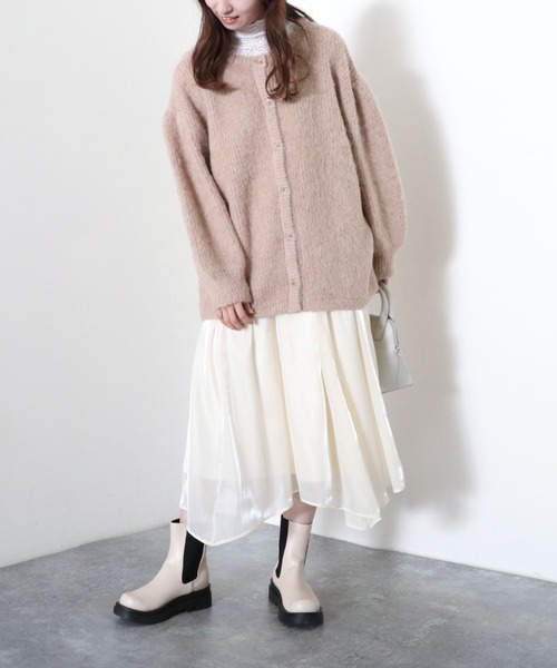 archives（アルシーヴ）の「シャイニーイレヘムスカート（スカート・レディース・ブラック/グリーン/アイボリー/ラベンダー・MEDIUM）」の8枚目の写真